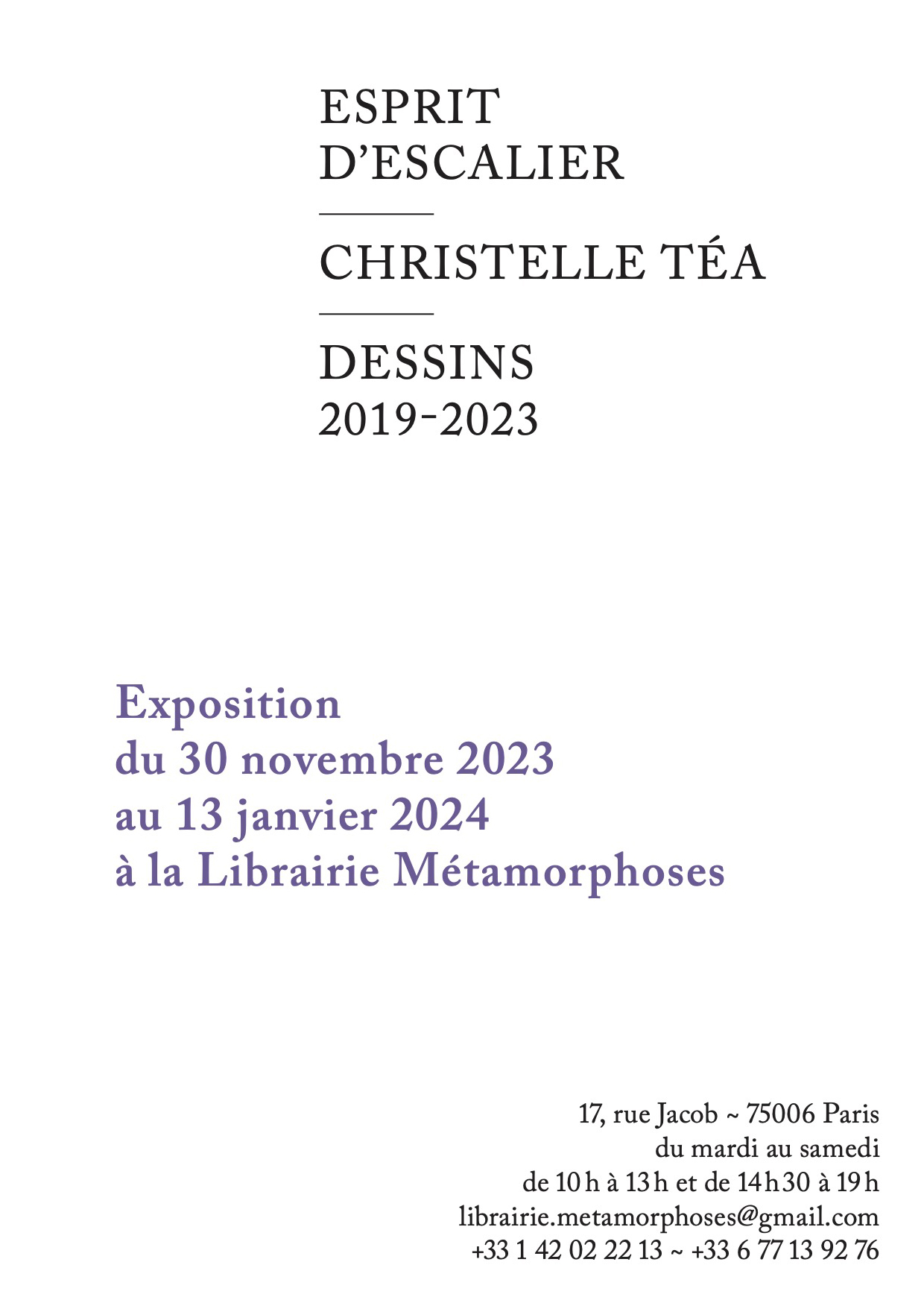 christelletea-invit-espritdescalier-librairiemetamorphoses-verso